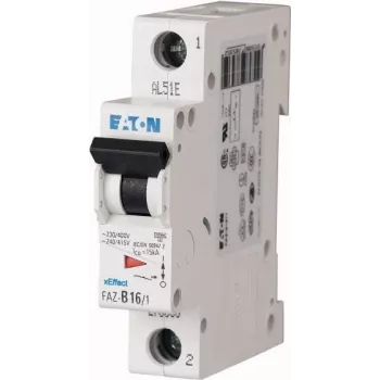 Eaton FAZ-C2/1 miniatiūrinis automatinis jungiklis C tipo, 2 A, 1 poliaus 278549