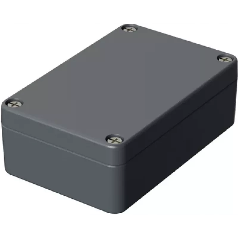 Bopla universalių korpusas 98 x 64 x 34 mm aliuminis sidabrinis pilkas RAL 7001 A 102 (01102000.MT2)