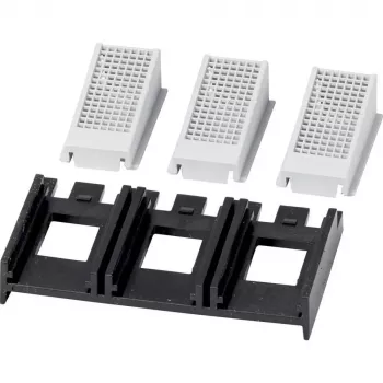 Eaton NZM1-XIPK piršto apsaugos dangtelis IP2X, skirtas NZM1, PN1, N1, 3 polių, juodas/pilkas, 90 mm 266744