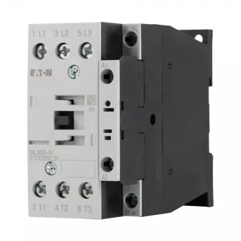 Eaton DILM25-01 galios kontaktorius, 230 V AC 50 Hz / 240 V AC 60 Hz, 1 NC 277164