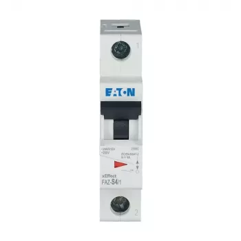 Eaton FAZ-S4/1 miniatiūrinis automatinis jungiklis 1-polio 4A S-charakteristikos 10kA 278609