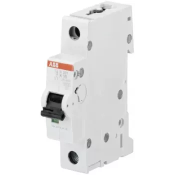 ABB S201-K8 automatinis grandinės pertraukiklis, 1 polio, K charakteristikos, 8 A, 6 kA 2CDS251001R0407