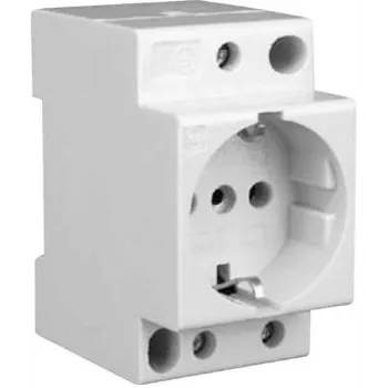 Eaton Z-SD230 Schuko lizdas montuojamas ant DIN bėgelio, 10/16 A, 250 V AC, be atlenkiamo dangtelio 266875