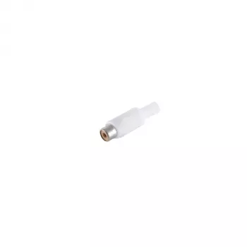 S CONN maximum connectivity RCA jungtis moteriška-moteriška balta 51500-W