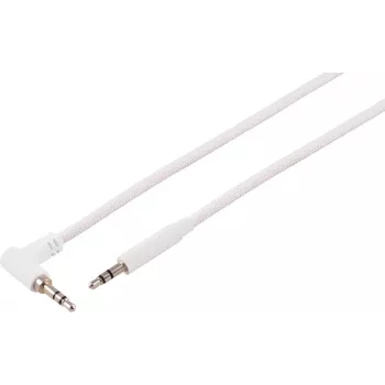 S CONN MAXIMUM CONNECTIVITY 3,5 mm kampuotas į tiesų TRS garso kabelis, baltas, 2 m 14-07036