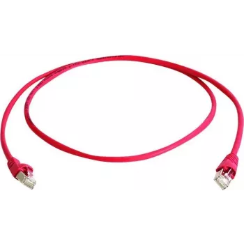 Telegärtner MP8 FS 600 Cat.7 S/FTP komutacinis kabelis, RJ45 vyriškas į RJ45 vyrišką, 50 m, raudonas