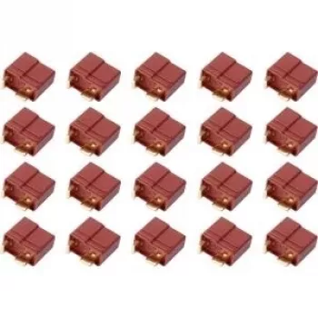 Reely T-Plug lizdinis jungtis auksuota 20 vnt