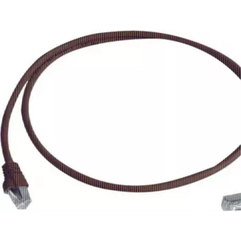 Telegärtner S/FTP Cat 6A komutacinis kabelis, PiMF, 1m, raudonas, vienas kampuotas jungtis, LSZH L00000A0196