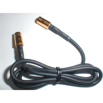 Wittenberg Antennen 1 m antenos kabelis SMB moteriškas FME vyriškas RG174 50 omų juodas 103517