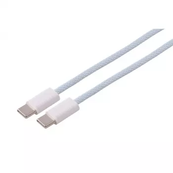 S CONN MAXIMUM CONNECTIVITY USB-C įkrovimo kabelis, 2.0, 240W, mėlynas, tekstilinis, 0,5m (14-22011)