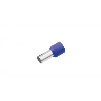 Cimco 187224 Gnybtų įvorė 2,5 mm² dalinai izoliuota mėlyna 100 vnt.