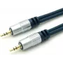 HOME-CINEMA Premium 3,5 mm stereo garso kabelis 1,5 m chromuotas metalinis auksu padengtas 30812MHQ