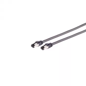 S CONN MAXIMUM CONNECTIVITY Cat. 6A U/FTP FlexArmor komutacinis kabelis, RJ45, pilkas, 0,5 m 08-59010