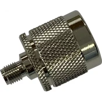 Wittenberg Antennen 103511 SMA moteriškas į N vyrišką RF adapteris, 50 omų, nikeliuotas žalvaris