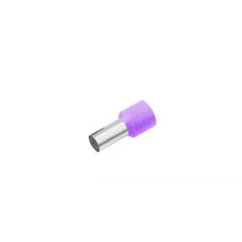 Cimco 187103 Gnybtų įvorė 0,25 mm² dalinai izoliuota violetinė (100 vnt.)
