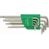 Stahlwille 10771/8 rutulinių galų Torx L formos raktų rinkinys, 8 vnt. (T9-T40) 96432700