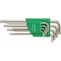 Stahlwille 10771/8 rutulinių galų Torx L formos raktų rinkinys, 8 vnt. (T9-T40) 96432700