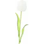 EUROPALMS Crystal Tulip dirbtinė gėlė, balta, 61cm, 12 vnt. pakuotė (82600204)