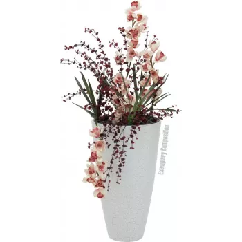EUROPALMS dirbtinė orchidėjos lapas (EVA), žalias, 45cm 82530574