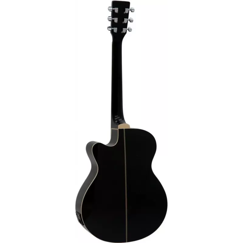 DIMAVERY AW-400 Vesterno gitara, juoda 26235089