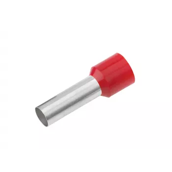 Cimco 187009 Gnybtų įvorė 1 mm² dalinai izoliuota raudona 100 vnt.