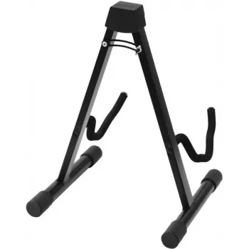 DIMAVERY Sulankstomas gitaros stovas juodas (26348047)