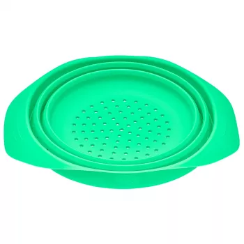 LURCH sulankstomas silikoninis sietelis 24 cm žalias 210285