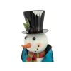 EUROPALMS Snowman su paltu, metalinis, 150cm, mėlynas 83314907