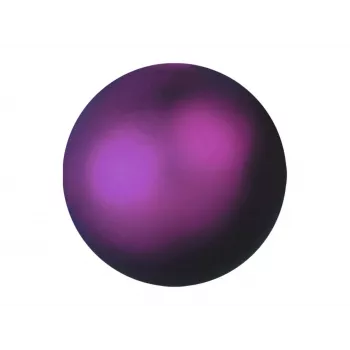 EUROPALMS dekoratyvinis rutulys 3,5 cm, violetinis, metalinis, 48 vienetų paketas 8350129E