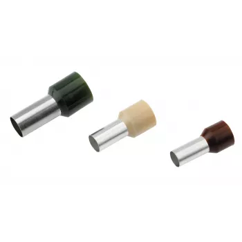 Cimco 187101 Gnybtų įvorė 0,14 mm² dalinai izoliuota ruda 100 vnt.