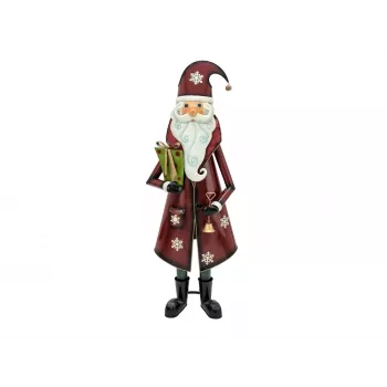 EUROPALMS Santa Claus Metalinė Figūra Raudona 150cm 83314903
