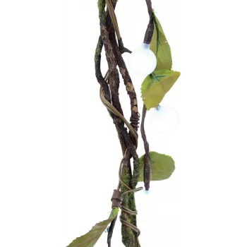 EUROPALMS durpinės mirtenės girlianda su LED, balta, 180 cm 83330308