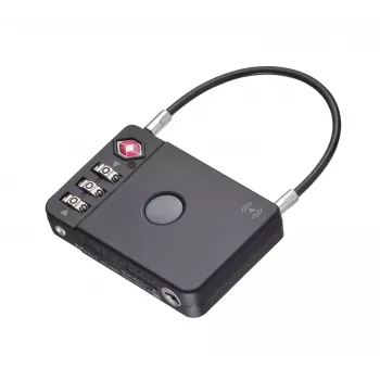 TROIKA TSA kombinuota lagamino spyna TRACK & FIND LOCK (LOK26/BK) – juoda