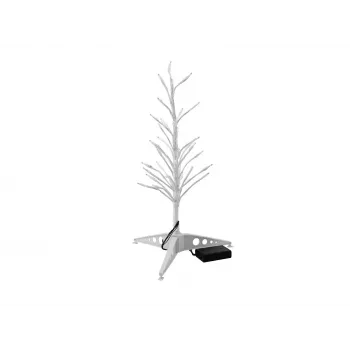 EUROPALMS dizaino medis su šiltai balta LED 40cm maitinamas baterijomis (83330330)