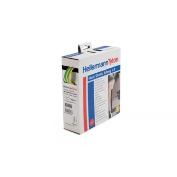 HellermannTyton HIS-PACK-4,8/2,4-CL šilumai susitraukiantis vamzdelis, 2:1, nuo 4,8 mm iki 2,4 mm, permatomas, 5 vnt. x 1,2 m