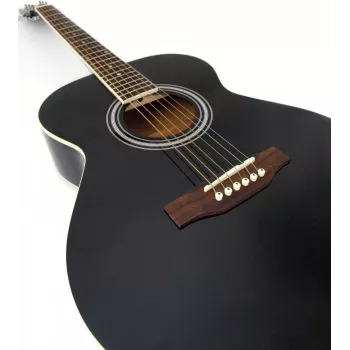 DIMAVERY AW-303 Vesterno gitara juoda (26242004)