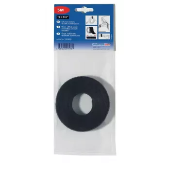 HellermannTyton kibioji juosta kabelių rišimui 1 m x 12,5 mm juoda (130-00008)