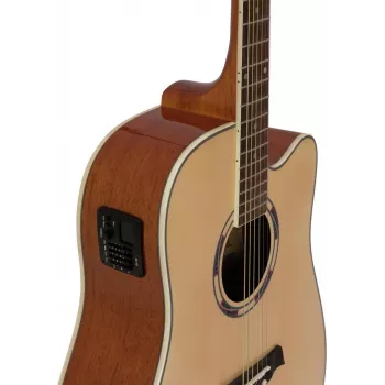 DIMAVERY DR-520 Dreadnought akustinė gitara, natūrali 26231272