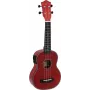 DIMAVERY UK-100 Soprano ukulėlė, liepsnuojantis raudonas 26255807