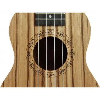 DIMAVERY UK-400 Soprano ukulėlė Zebrawood 26255831