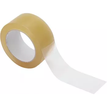 PRIEDAS Šokių aikštelės sujungimo juosta PVC 50mm x 33m permatoma (30005949)