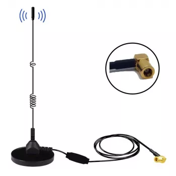 Midland Albrecht MAG31 DAB+ magnetinė antena su stiprintuvu, III juosta, 3 m kabelis, SMB jungtis 62336