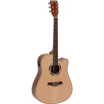 DIMAVERY JK-500 akustinė gitara, su išpjova, natūrali 26231388