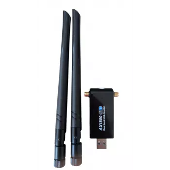 ALLNET Wireless AX 1800Mbit USB 3.0 WLAN USB adapteris ALL-WA1800AX-EXT su išorinėmis antenomis