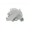 SYNERGY21 Keystone modulio laikiklis DIN bėgiui plonas ABS 1xTP moduliui Slim Line (S215416V2)