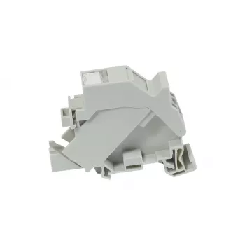SYNERGY21 Keystone modulio laikiklis DIN bėgiui plonas ABS 1xTP moduliui Slim Line (S215416V2)