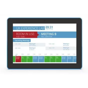 ALLNET MeetTwo-101B 10,1 inch posėdžių salės RGB LED planšetinis kompiuteris RK3576 Android 16 NFC/RFID juodas
