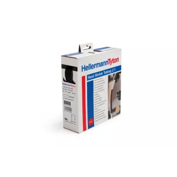 HellermannTyton HIS-3 3:1 šilumai susitraukiantis vamzdelis 3mm juodas 10m 300-30240