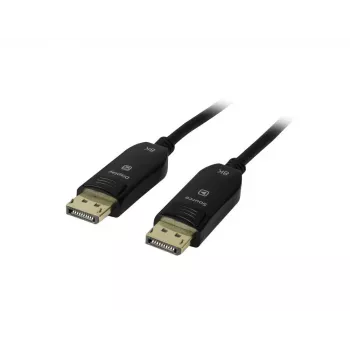 SYNERGY21 DisplayPort 2.0 aktyvusis optinis kabelis, ST/ST, 30m, 8K UHD 7680x4320@60Hz, juodas S215925