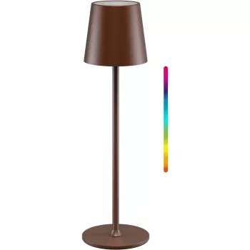 Wentronic Goobay belaidė LED stalinė lempa, M dydis, 38 cm, RGBW, vario spalvos (76570)